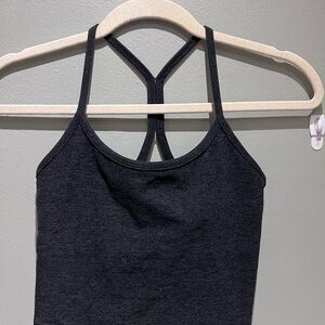 Black Racerback Tank Top